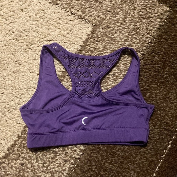 Zyia Purple Lace Racerback Bralette. In great shape. Missing the pads. - Picture 3 of 4